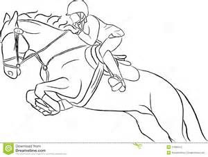 300x227 Simple Horse Drawings Jumping Sketch Template Artsy - Horse Jumping Sketch