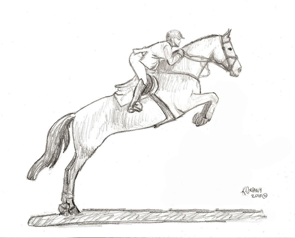 996x805 Bronze Horse Statues, Horse Art Amp The Real Horse The Sculpture - Horse Jumping Sketch