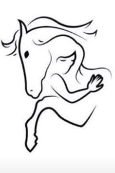 236x354 Abstract Horse Outline Horse Vector Horses - Horse Outline Sketch