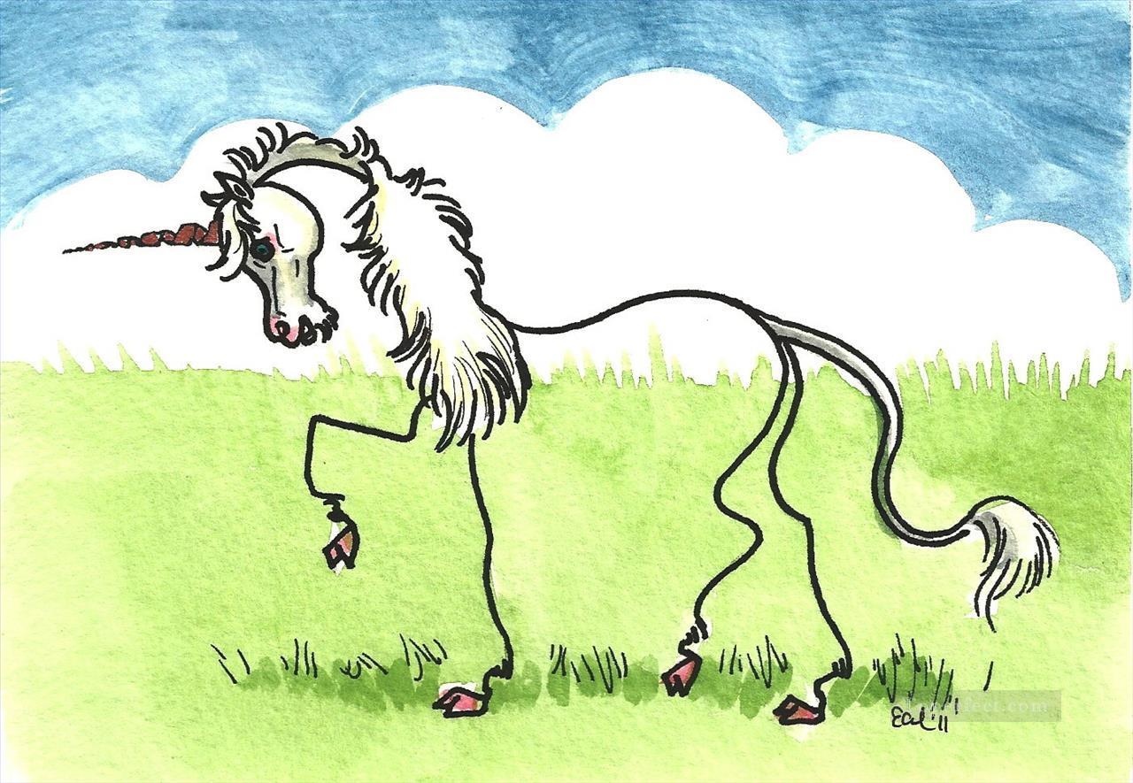 1280x885 Horse Profile Watercolor Sketch Painting In Oil For Sale - Horse Profile Sketch