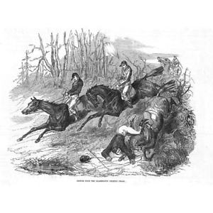 300x300 Leamington Sketch From The Steeplechase Horse Racing - Horse Racing Sketch