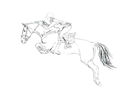 499x414 Coloring Printable Horse Coloring Pages Horseback Riding. Horse - Horse Riding Sketch