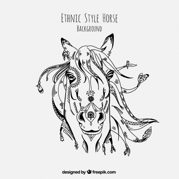 626x626 Horse Sketch Vectors, Photos And Psd Files Free Download - Horse Sketch