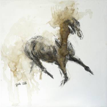 375x375 Horse Drawings For Sale Saatchi Art - Horse Sketch Art