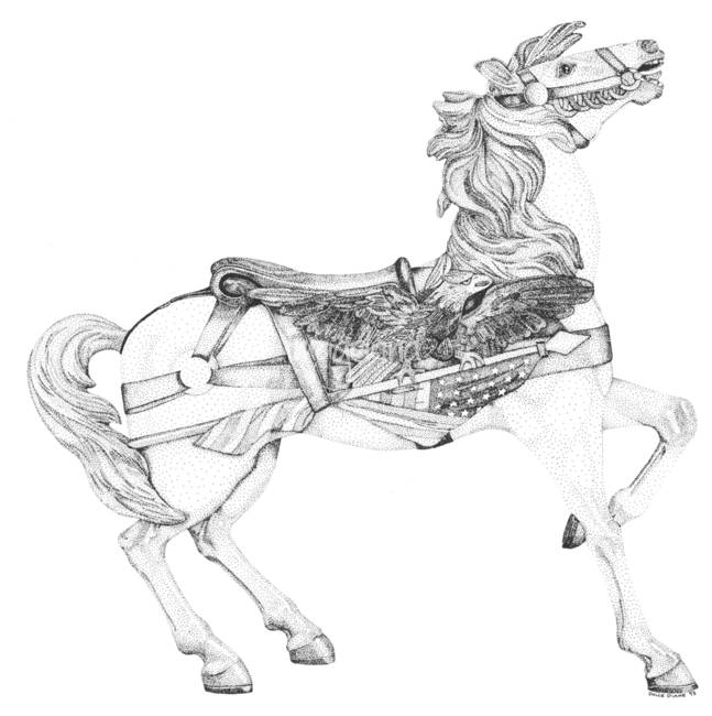 647x650 Stunning Horse Ink Drawings And Illustrations For Sale On Fine - Horse Sketch Artists