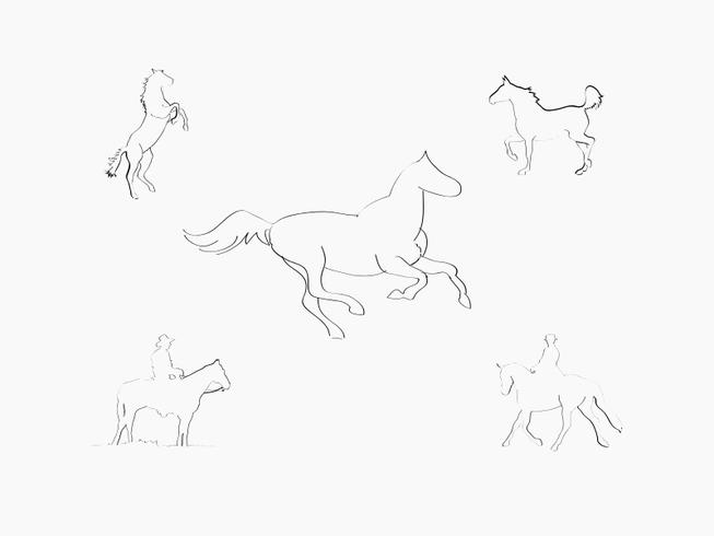 653x490 Horse Sketches - Horse Sketch Images