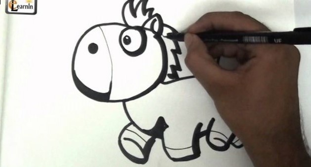 629x339 Pictures Of Horse Drawings By Kids - Horse Sketch Kids