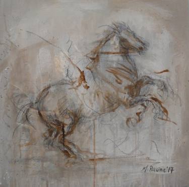 375x372 Original Horse Drawings On Canvas For Sale Saatchi Art - Horse Sketch On Canvas