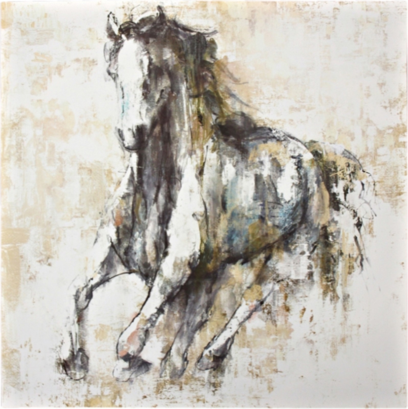 Horse Sketch On Canvas at PaintingValley.com | Explore collection of ...