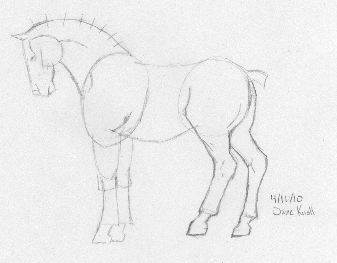 Horse Sketch Simple at Explore collection of Horse