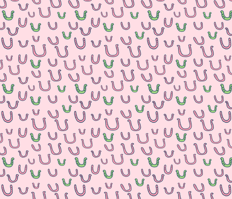 470x403 Horseshoe Sketch Fabric - Horseshoe Sketch