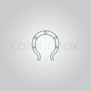 320x320 Horseshoe Vector Sketch Icons Set. Isolated Horse Metal Retro Shoe - Horseshoe Sketch