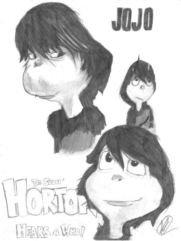 600x801 Jojo From Horton Hears A Who By Rejectedfreesoul - Horton Hears A Who Sketch