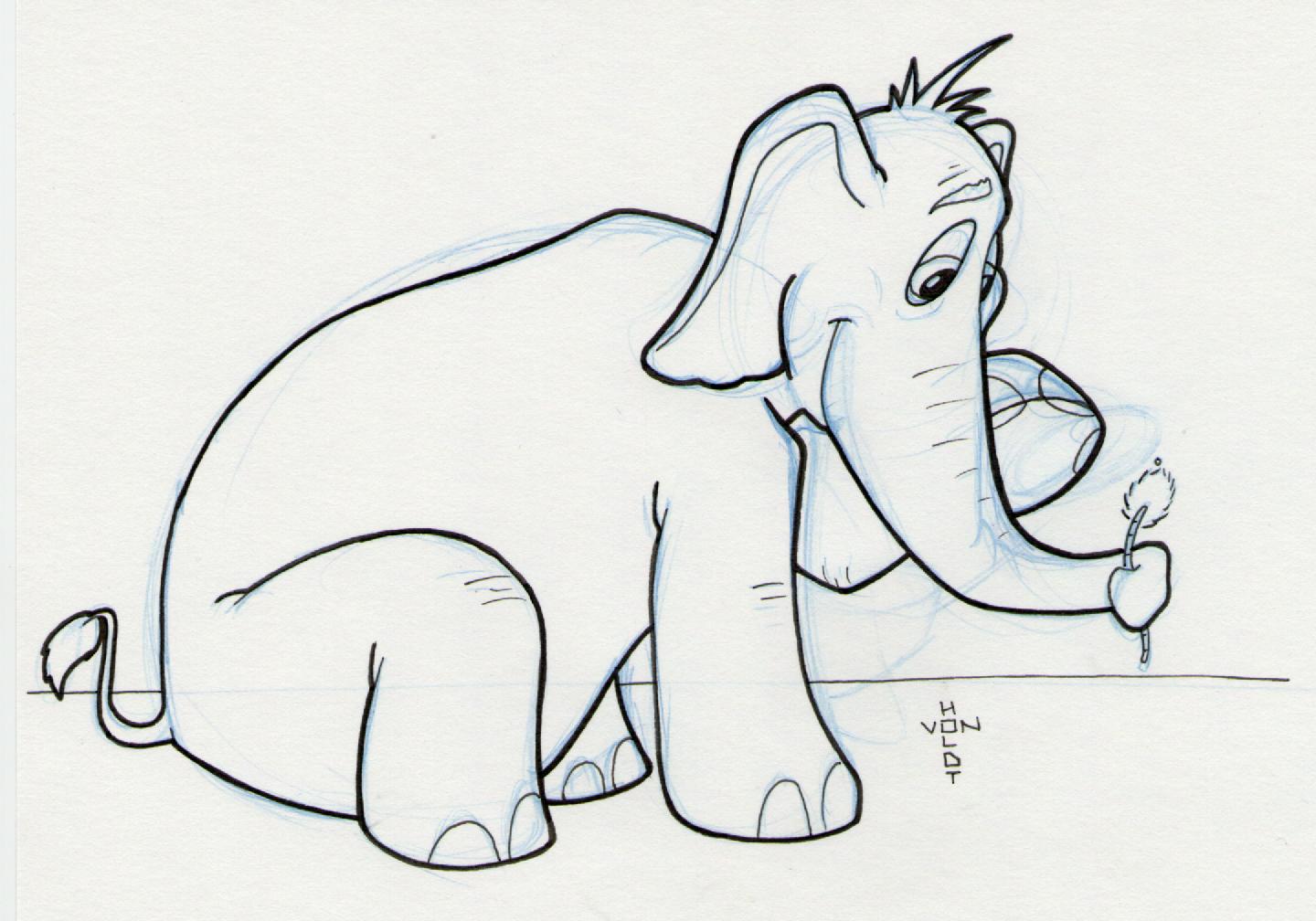 1440x1008 Doodle 510 Horton Hears A Who Doodle A Day - Horton Hears A Who Sketch