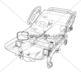 340x303 Image 7449983 Hospital Bed Sketch. Vector From Crestock Stock Photos - Hospital Bed Sketch
