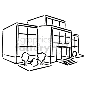 300x300 Medical Clipart Hospital - Hospital Building Sketch