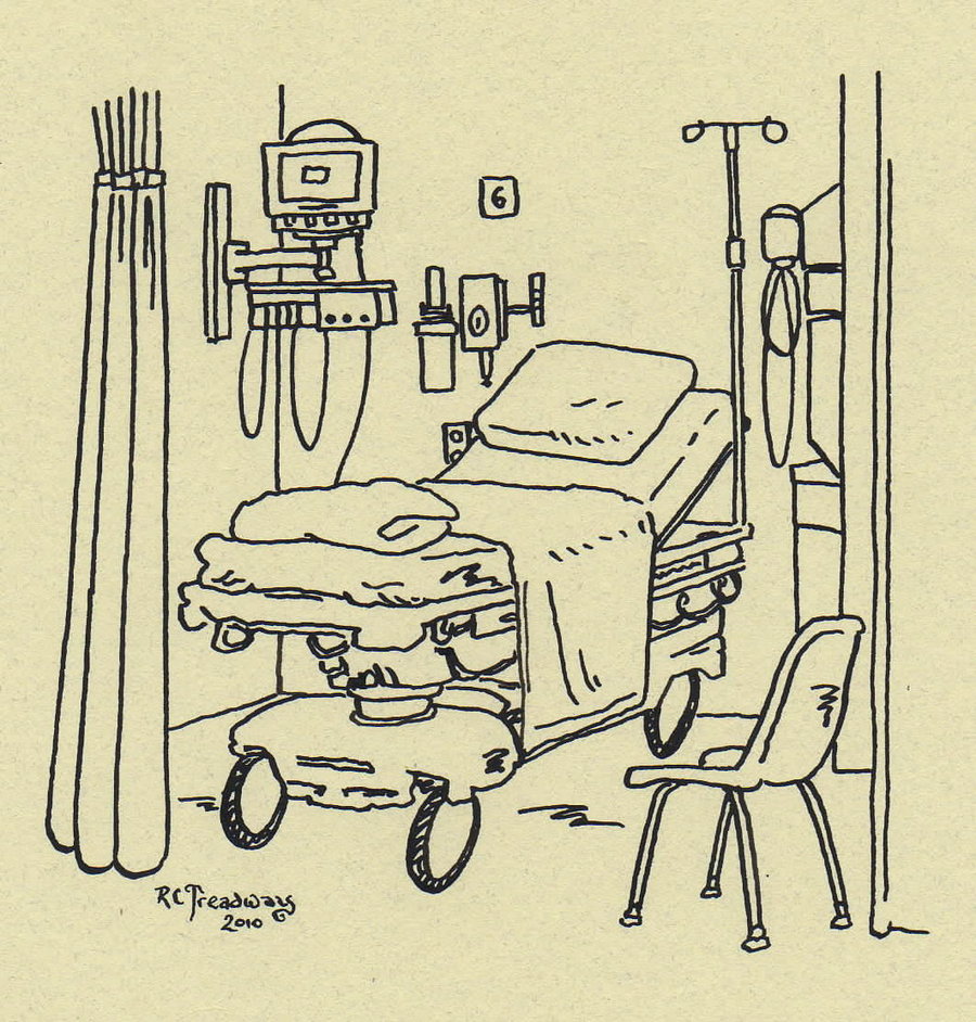 900x942 Hospital Room By Changeling Seeker - Hospital Room Sketch