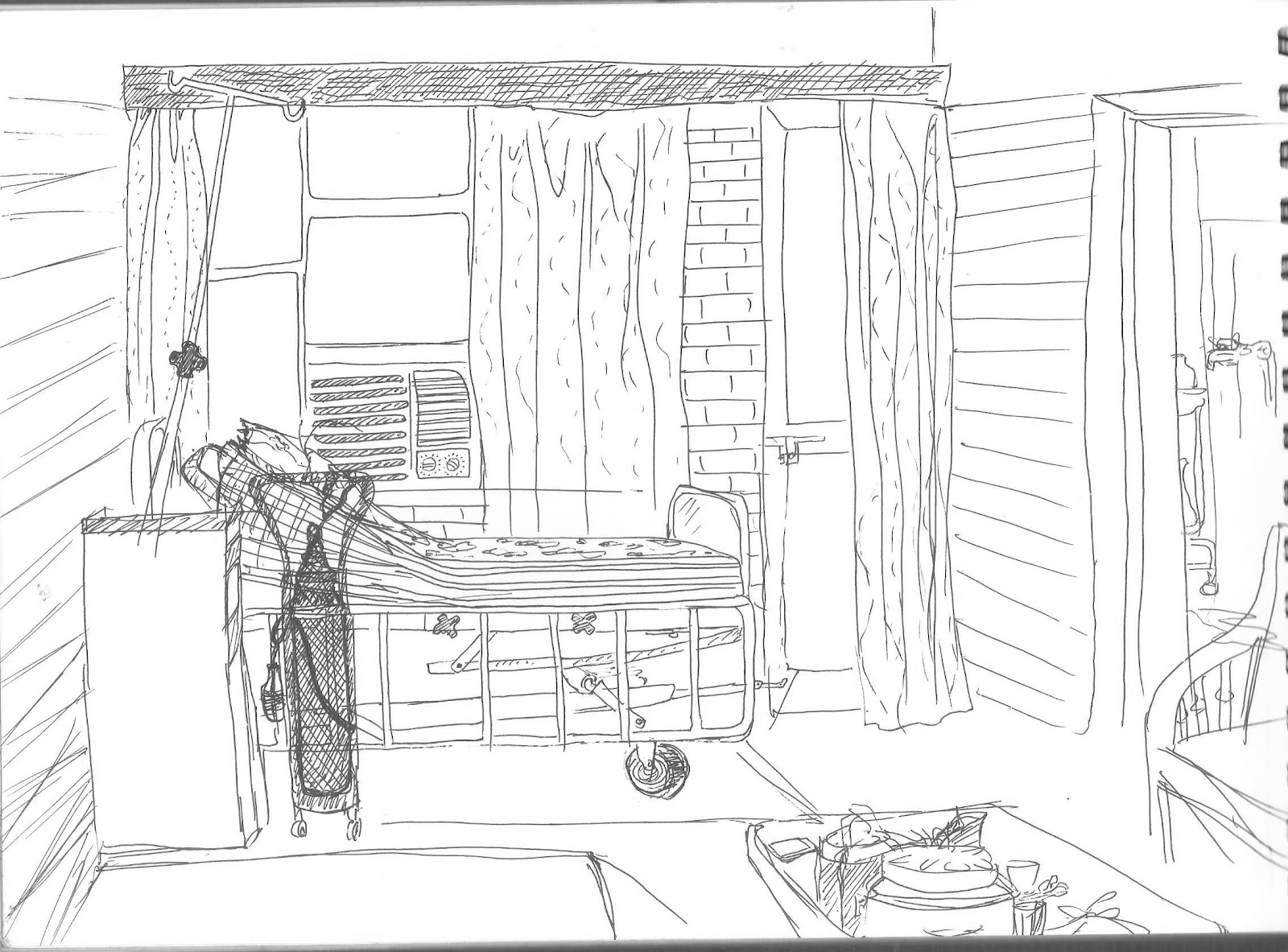 1600x1183 Lined Paper And Me Hospital Sketches - Hospital Sketches