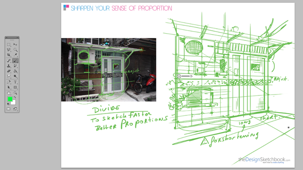 622x349 How To Draw With Good Proportion Video Tip 146 - Hostel Sketch