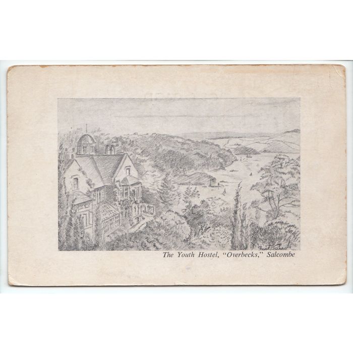 700x700 The Overbecks Youth Hostel Salcombe Devon Early Frank Richards - Hostel Sketch