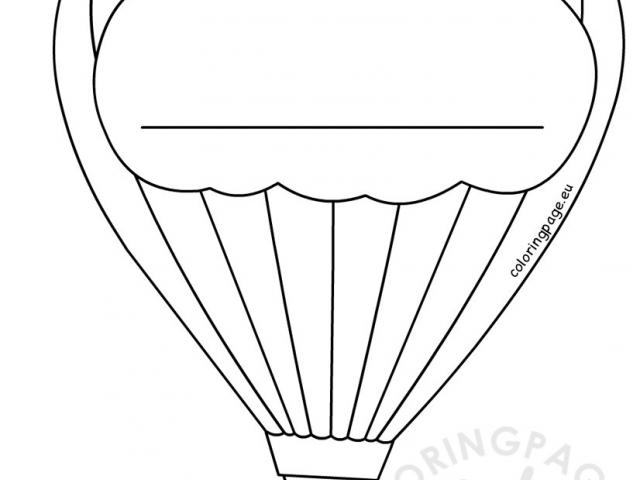 640x480 Hot Air Balloon Clipart Sketch 13 - Hot Air Balloon Sketch