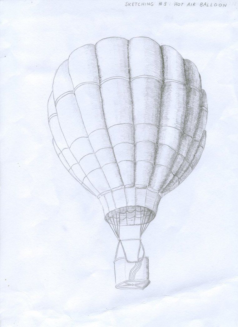 762x1048 Hot Air Balloon Sketch By Thoughtsoffireflies Balloon Sense - Hot Air Balloon Sketch