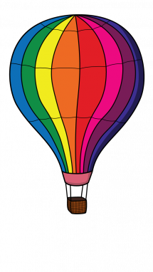 215x382 How To Draw Hot Air Balloon, Items, Easy Step By Step Drawing Tutorial - Hot Air Balloon Sketch