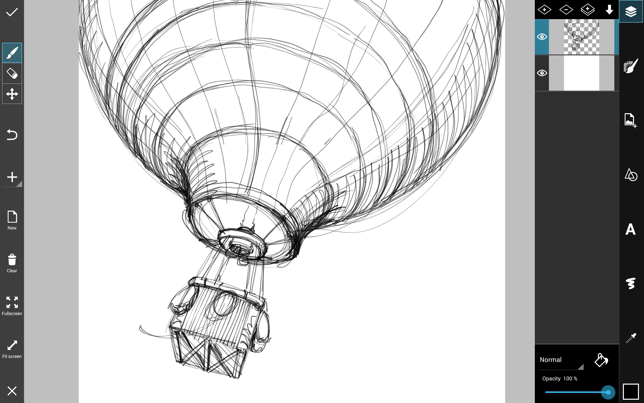 2560x1600 How To Draw A Hot Air Balloon Step By Step - Hot Air Balloon Sketch