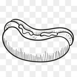 260x260 Hamburger Fast Food Hot Dog Calorie - Hot Dog Sketch
