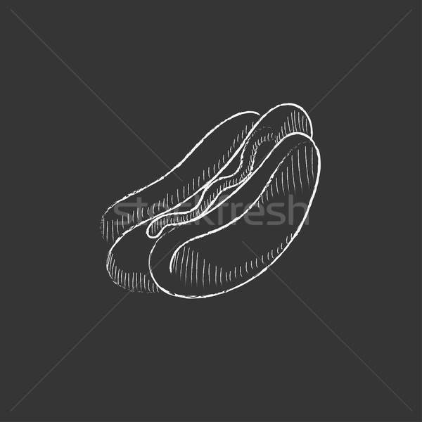 600x600 Hot Dog Stock Vectors, Illustrations And Cliparts Stockfresh - Hot Dog Sketch