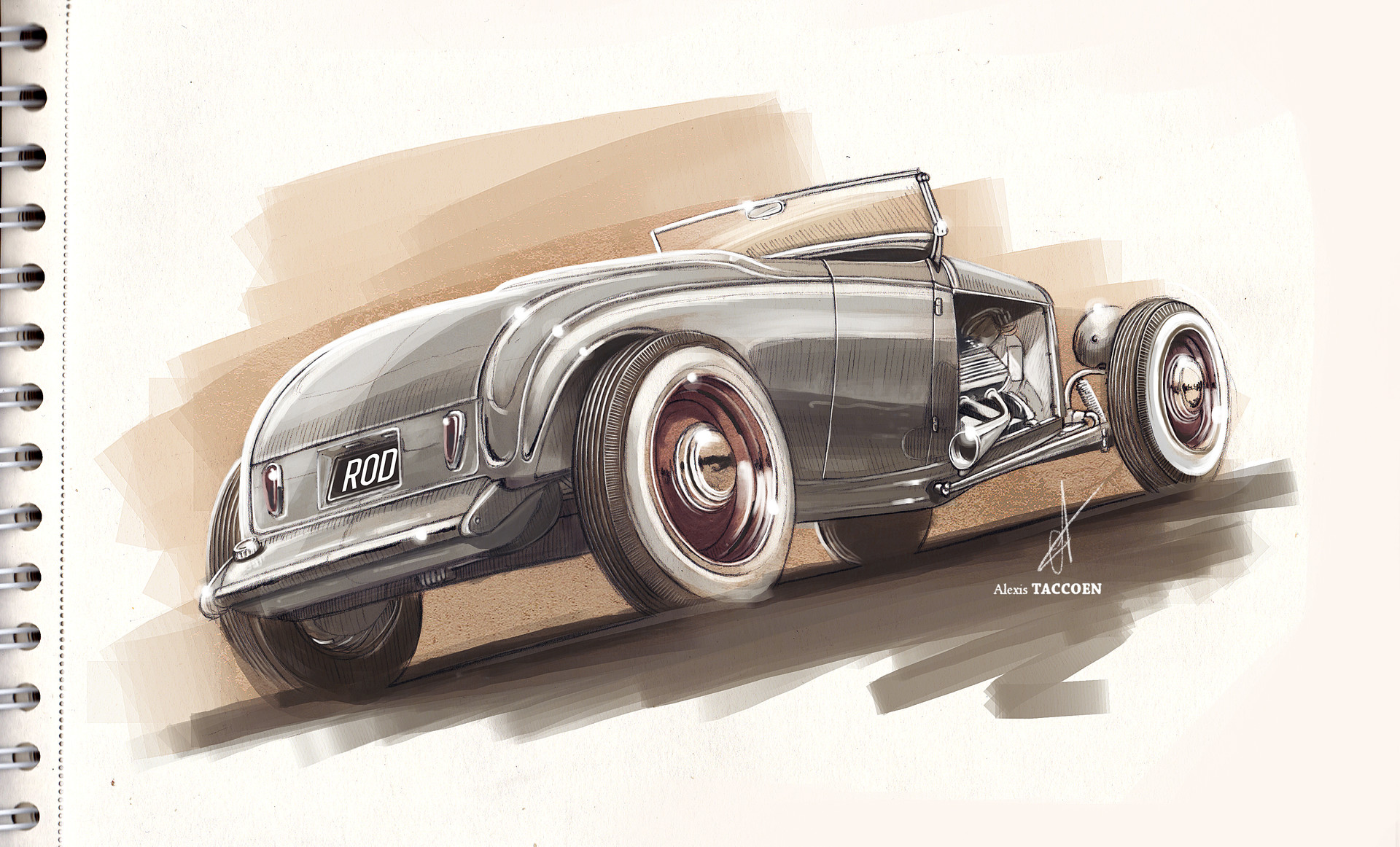1920x1162 Artstation - Hot Rod Sketches