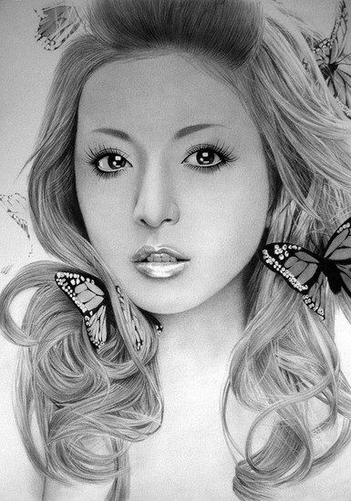 385x550 Hot Sketches Of Asian Girls Drawings Amp Paintings - Hot Sketches