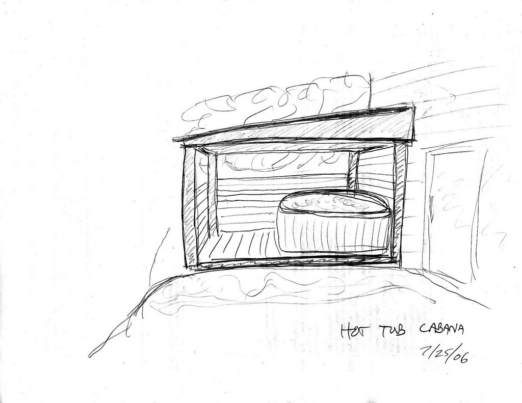 Hot Tub Sketch at PaintingValley.com | Explore collection of Hot Tub Sketch