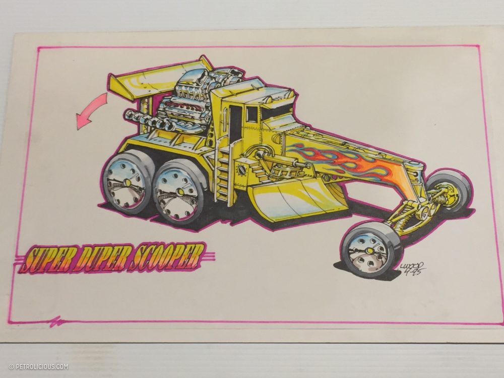 1000x750 Get To Know The Man Responsible For Your Childhood Larry Wood - Hot Wheels Sketch