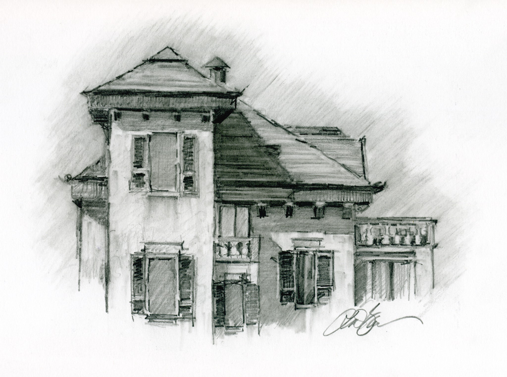1024x761 Lake Garda Hotel Sketch - Hotel Sketch