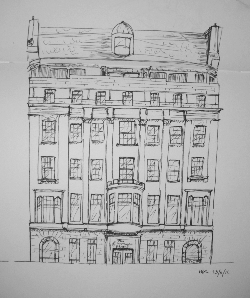 800x951 Melanie Keane Hotel Sketch - Hotel Sketch