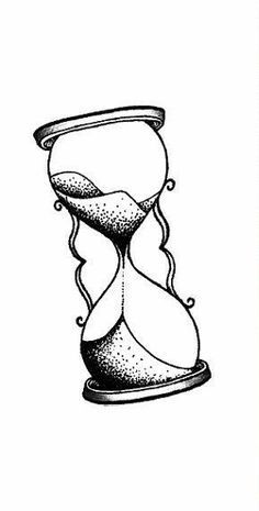 236x465 Simple Hourglass Drawing - Hourglass Sketch