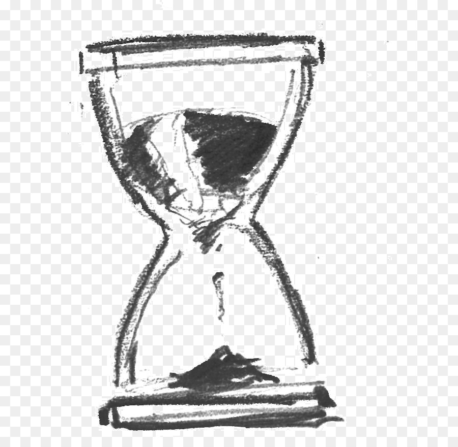 900x880 Drawing Monochrome Palette Sketch - Hourglass Sketch