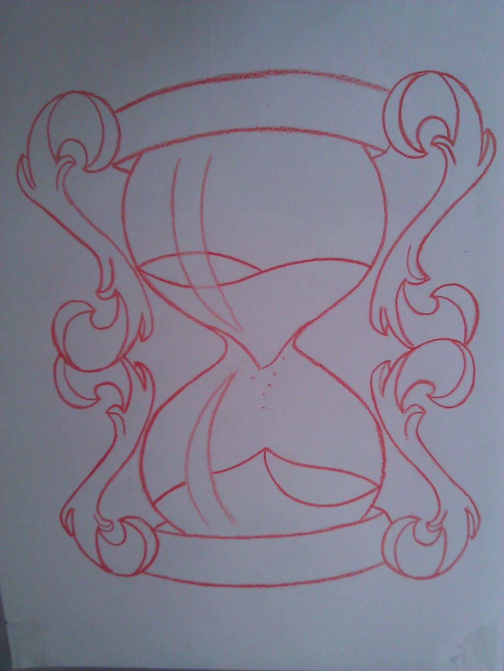 1024x1365 Hourglass Tattoo Sketches - Hourglass Tattoo Sketch