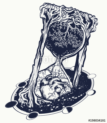 435x500 Search Photos Hourglass Tattoo - Hourglass Tattoo Sketch