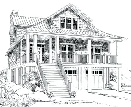 450x368 Dream House Drawing - House Drawing Sketch