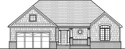 520x204 Simple Drawings Of Houses Elevation 3 Bedroom House Floor Plans 1 - House Elevation Sketch