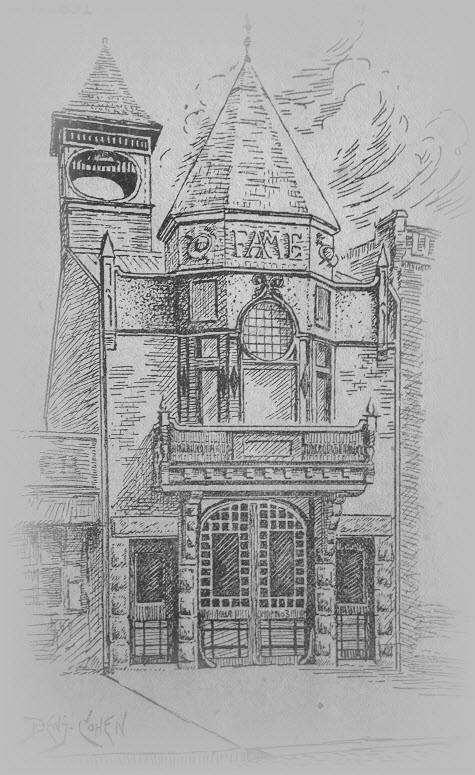 475x775 Fame Fire Company - House On Fire Sketch