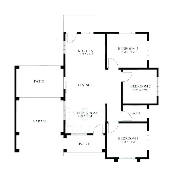 600x613 Small House Drawing Information Small House Drawing Sketch - House Outline Sketch