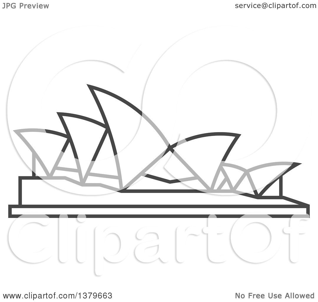1080x1024 Sydney Opera House Clipart Sydney Opera House Drawing Outline - House Outline Sketch