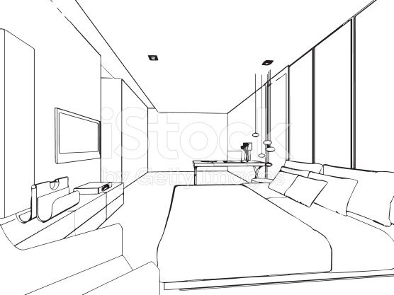 House Outline Sketch at PaintingValley.com | Explore collection of ...