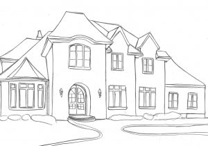House Outline Sketch At Paintingvalley Com Explore Collection Of