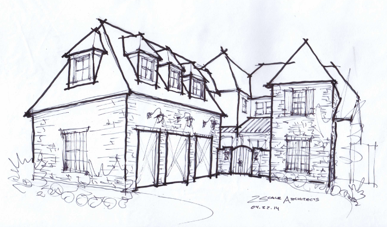 755x443 Un Deux Trois Pick Your Favorite Country French Design Pamela - House Roof Sketch