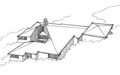 400x250 Contemporary House Styles - House Roof Sketch