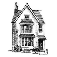 236x236 Building Illustrations - House Sketch